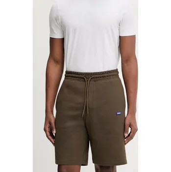 Pánské kraťasy Bavlněné šortky Hugo Blue Nasensio Nasensio 50522364 hnědá 89X, vel. XXL