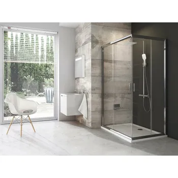 RAVAK Sprchový kout Ravak Blix BLRV2K/BLRV2K 110x110 rohový, lesk/transparent 1XVD0C00Z1;1XVD0C00Z1
