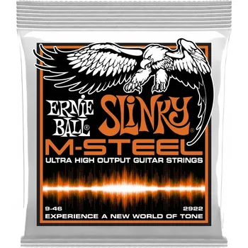 Příslušenství pro strunný nástroj Struny Ernie Ball 2922 M-Steel Slinky 9-46