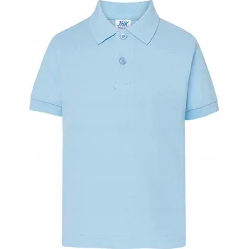 JHK dětské tričko s krátkým rukávem bavlna modré velikost 140