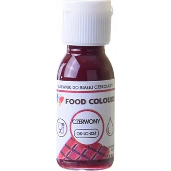 Potravinářské barvivo Barvivo do bílé čokolády Food Colours 18 ml ČERVENÉ