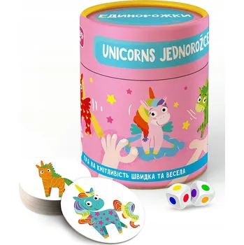 Desková hra Stolní hra Dodo – postřehová hra s jednorožci, rodinná sada her pro nejmenší Dodo