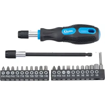 Šroubovák Bity 1/4, šroubovák pro bity 1/4, sada 23 dílů Condor