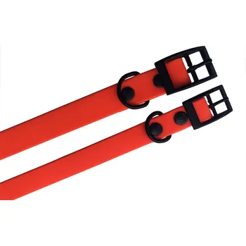 Vodítko pro psa Obojek voděodolný 65cm/25mm neon oranžový