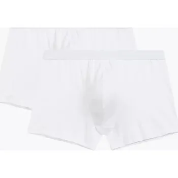 Pánské spodní prádlo Atlantic Spodní Prádlo Boxerky bílé, velikost XL