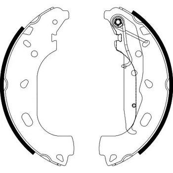 Brzdová čelist Sada brzdových čelistí TEXTAR 91060101