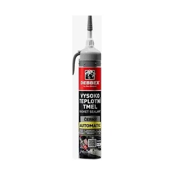 stavební silikon DEN BRAVEN Automatic - Vysokoteplotní tmel Gasket Sealant 200ml kartuše černý