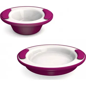 Talíř Ornamin Sada termotalířů na stravování (fialová)