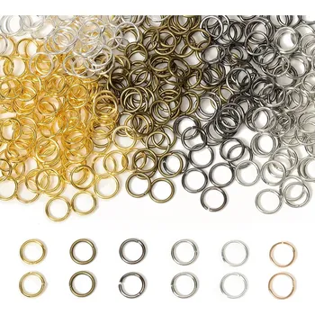 Kanekalon Shop Kroužky do copánků Barva: Zlatá, Velikost: 12 mm