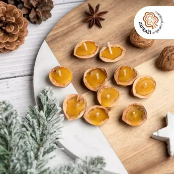 Svíčka Tvoje Svíčka Plovoucí skořápky 1 ks