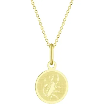 Náhrdelník GEMMAX "" Zlatý řetízek se znamením Štír – zlatý šperk ryzosti 585/1000 v Dárkovém balení s Certifikátem GUSYN-35881-12491