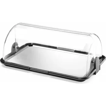 Roll Top Display, dvouúčelový, jednopatrový, HENDI, 465x315x(H)195mm | 871775