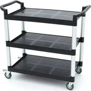 Servírovací stolek Maxima Servírovací vozík - 3 plastové police - 103 x 50,5 cm | 09507002