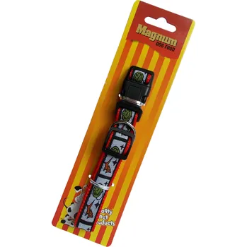 Vodítko pro psa Obojek pro psy červený 20mm x 35-55cm