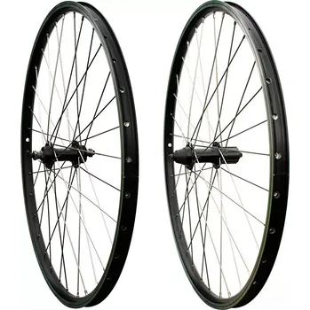 Zapletené kolo MAX1 26" Zapletené kolo Shimano/MACH1 Combo, 559x19, V-brake uchycení kotouče Bez příruby náboj Zadní - rychloupínák - ořech HG