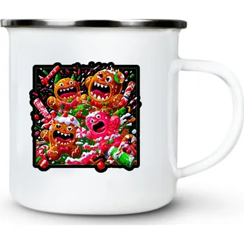 Cukrová zombie apokalypsa - Plechový hrnek VELKÝ 400ml (500 ml po okraj) - 400 ml