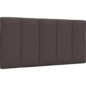 vidaXL Polštář na čelo postele Hanko 100 cm textil [4019153] Barva: tmavě hnědá