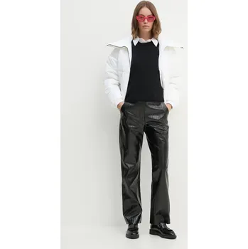 Bunda Save The Duck HINA dámská, bílá barva, zimní, oversize, D31318W.COFY19 00X, vel. M