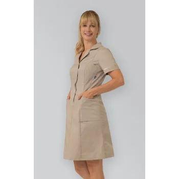 Zdravotnický oděv Sesterské šaty AURELA - latté