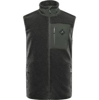 Pánské oblečení vesta pánská ALPINE PRO OFES hřejivá zelená