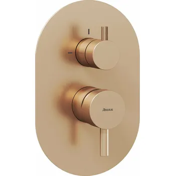 Vodovodní baterie RAVAK Baterie Ravak Espirit ES 065.00 RB E podomítková 2-cestná, bez tělesa, růžové zlato, X070362 X070362