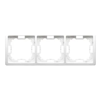 Elektrická zásuvka Rámeček 3-násobný, bílá KONTAKT SIMON BMR3/11