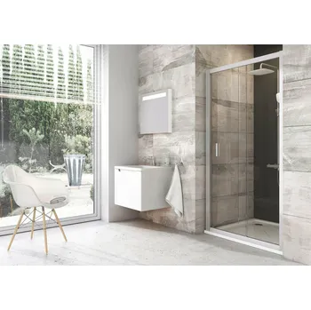 RAVAK Sprchový kout Ravak Blix BLDP2/BLPS 100x80 rohový, satin/transparent 0PVA0U00Z1;9BH40U00Z1