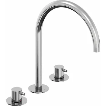 Vodovodní baterie RAVAK Baterie Ravak Espirit ES 018.00 umyvadlová, stojánková 3-otvorová 270 mm, bez výpusti, chrom, X070195 X070195