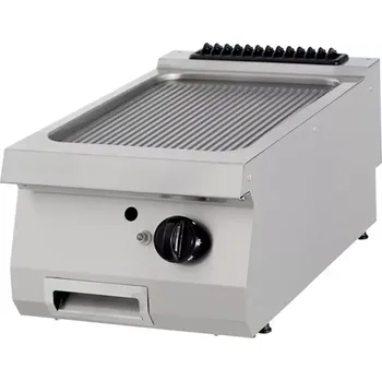 Kuchyňský gril Maxima Grilovací deska Premium s drážkami Chrome - plynová - 90 cm hluboká | 09398568