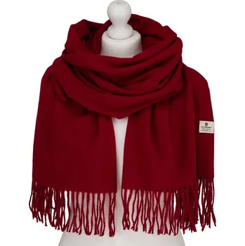Šála Elegantní dámská šála z červeného polyesteru - Peterson