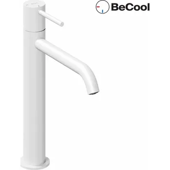 Vodovodní baterie RAVAK Baterie Ravak Espirit ES 014.00 umyvadlová, stojánková 250 mm s funkcí BeCool, bez výpusti, bílá mat, X070400 X070400