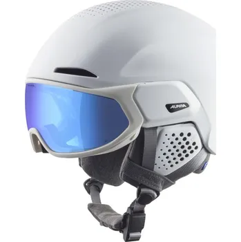 Sportovní chránič Lyžařská helma Alpina ALTO Q-LITE white matt (blue) Velikost: S (51-55)