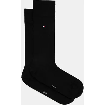 Pánské ponožky Vlněné ponožky Tommy Hilfiger černá barva, 701229682 701229682.NOS 99X, vel. 45/46