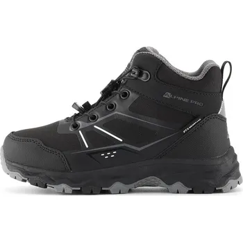 Dětská treková obuv boty dětské ALPINE PRO MOTENO s membránou PTX černé