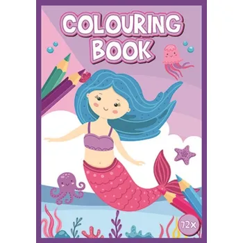 Kniha omalovánek 72 stran A4 Mořské víly