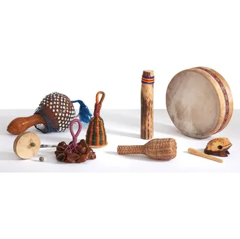 Hudební nástroj pro děti Hudební nástroje Afrika - 8 ks