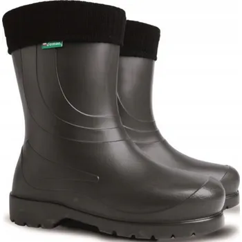 Dámské holínky Gumáky holínky Demar Laura E black černé se zateplením, ultralehké velikost: 36