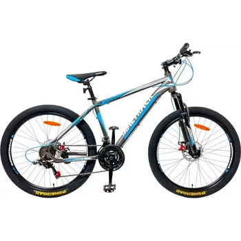 Horské kolo MalTrack horské kolo 26" ocelový rám šedá/modrá