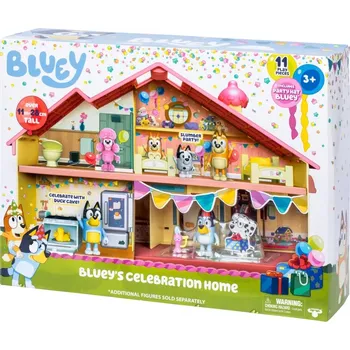 domeček pro figurky TM Toys Bluey 176696 Rodinný dům Celebration a figurka Bluey