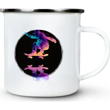 Nebeský skater - Plechový hrnek VELKÝ 400ml (500 ml po okraj) - 400 ml