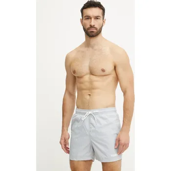 Pánské kraťasy Plavkové šortky HUGO HAITI 50469312 šedá 09X, vel. XXL