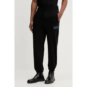 Bavlněné tepláky Hugo Blue Notharos 50553508 černá 99X, vel. XL