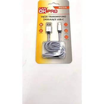 Datový kabel Kabel Profast USB - USB typ C, 1 m, zlatý