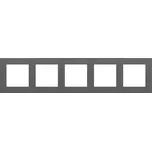 Rámeček 5 násobný grafitová matná KONTAKT SIMON TR5/116