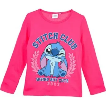 Tričko s dlouhým rukávem Stitch fuchsia 98