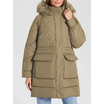 Dámský kabát Sinsay - Bunda s&nbsp;kapucí - béžová - 554BA-08X - 554BA-08X-XXS-1