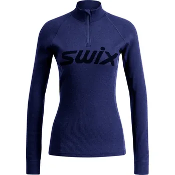Dámské termoprádlo Dámské funkční triko Swix RaceX Merino Half Zip W velikost - textil XS