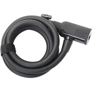 Zámek na kolo zámek CONTEC Coil.Cab.Lock Powerloc 12mm X 185cm black