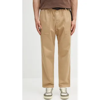Bavlněné kalhoty Gramicci Loose Tapered Ridge Pant, XL, zelená, 19X