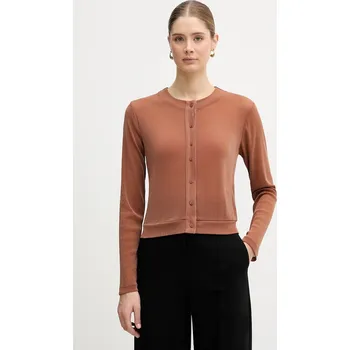 Dámský svetr Kardigan United Colors of Benetton 33UXD500Y hnědá 88X, vel. XL